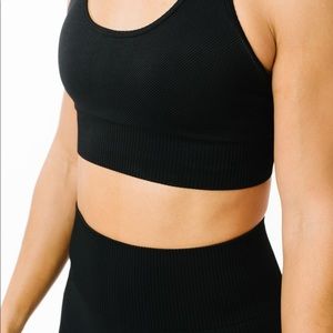 Zyia Black Angle Grid Performance Bra RC